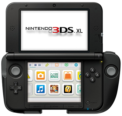 3DS XL Circle Pad Pro accessory and the Nintendo 3DS XL