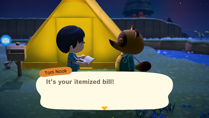 Tom Nook in Animal Crossing: New Horizons