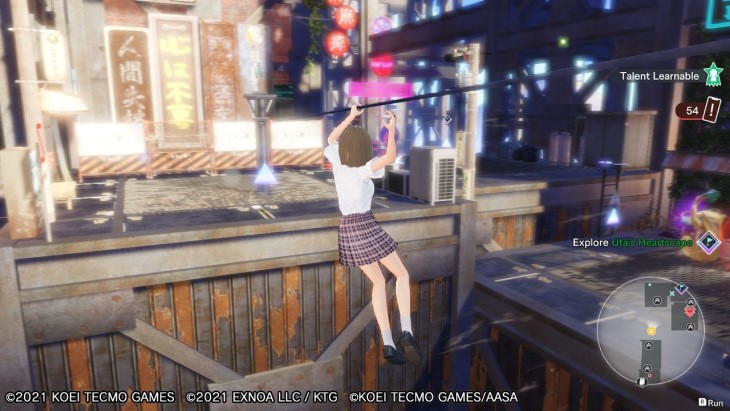 Interactive obstacle in Blue Reflection: Second Light