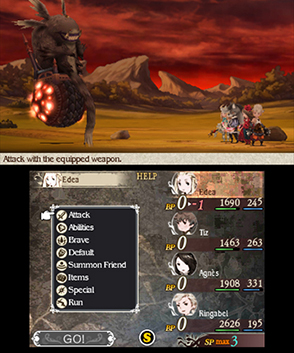 Bravely Default Gameplay