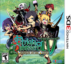 Etrian Odyssey IV : Legends of the Titan 3DS Game Box Cover Art