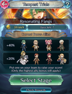 Choosing a team - Tempest Trials