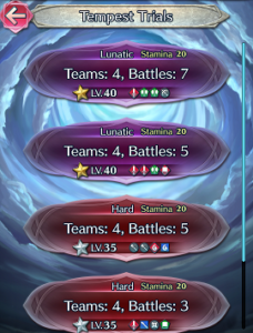 Tempest Trials Teams