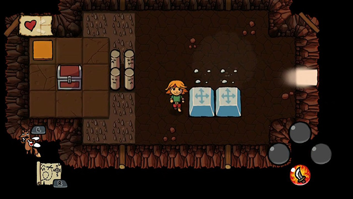 One of the puzzles in Ittle Dew.