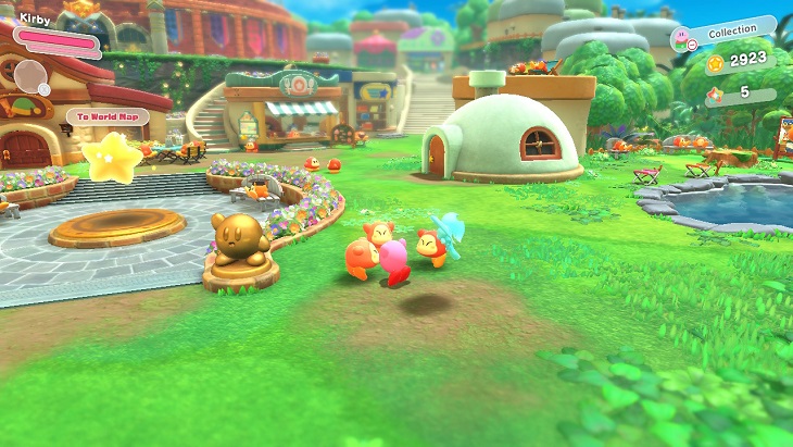 Kirby and the Forgotten Land - Waving