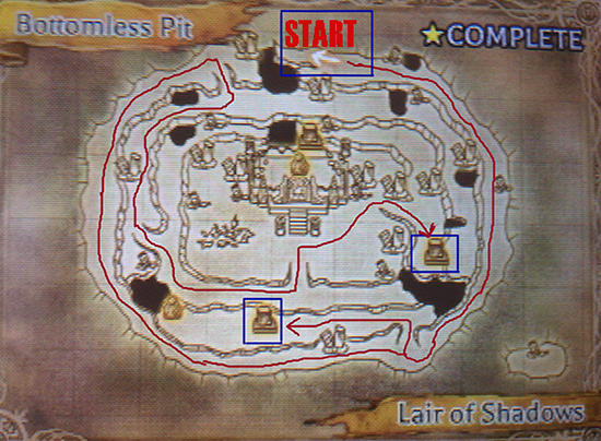 Lair of Shadows in The Legend of Legacy
