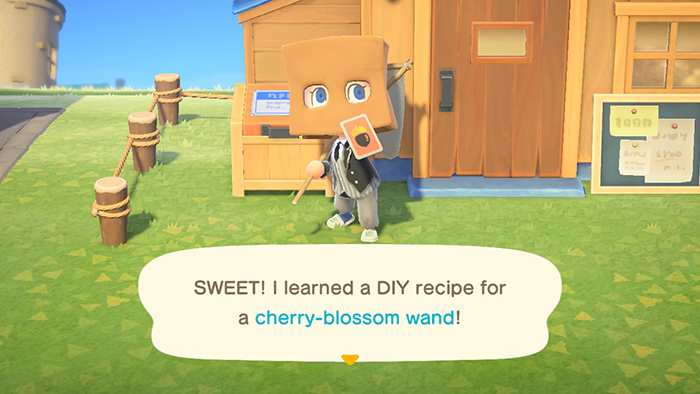 Getting recipes in Animal Crossing: New Horizons