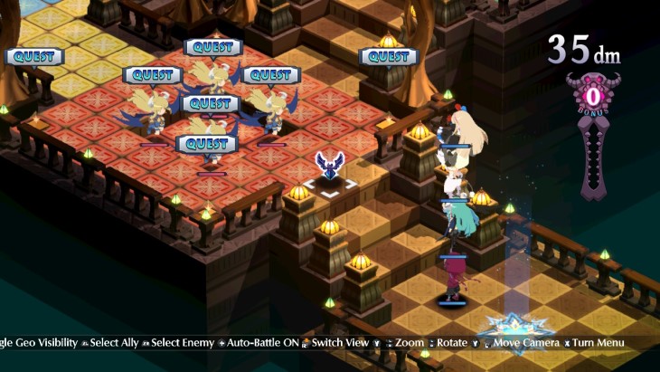 Lifting Characters in Disgaea 6: Defiance of Destiny