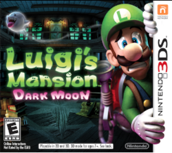 Luigi’s Mansion: Dark Moon Game Box Cover Art