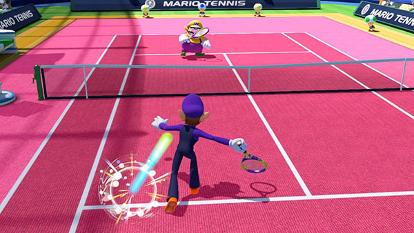 Waluigi - Mario Tennis Ultra Smash Gameplay