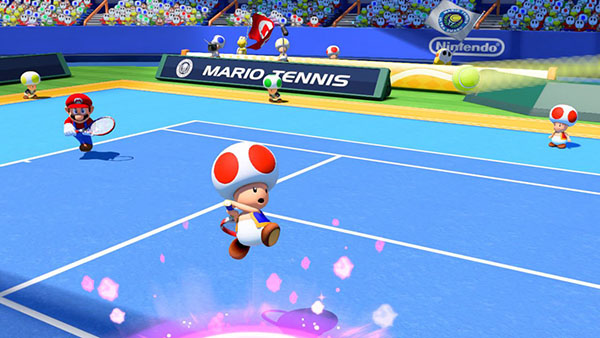 Toad - Mario Tennis Ultra Smash Gameplay