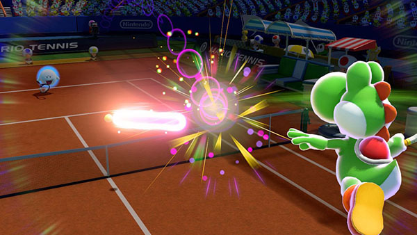 Yoshi - Mario Tennis Ultra Smash Gameplay