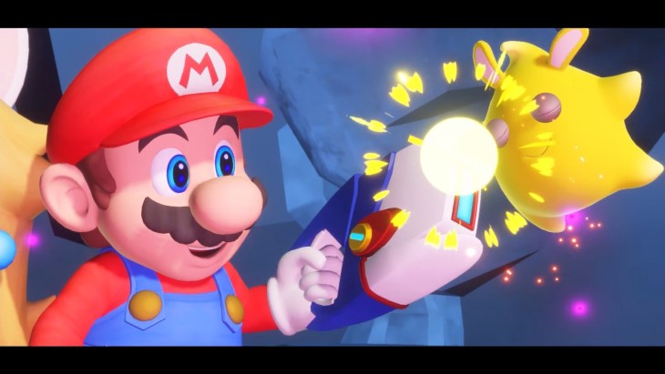 Sparks in Mario have effects.