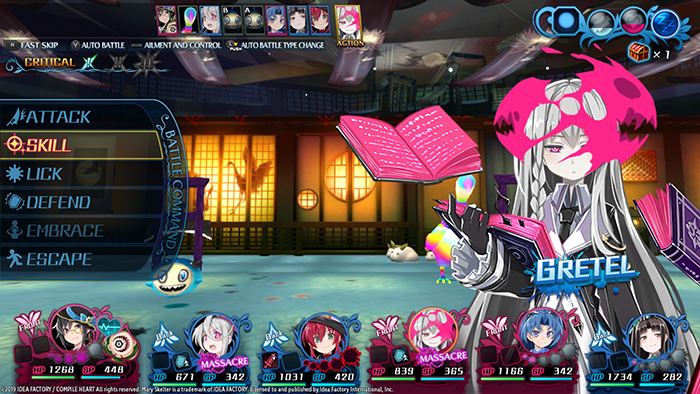 Mary Skelter 2 Gameplay