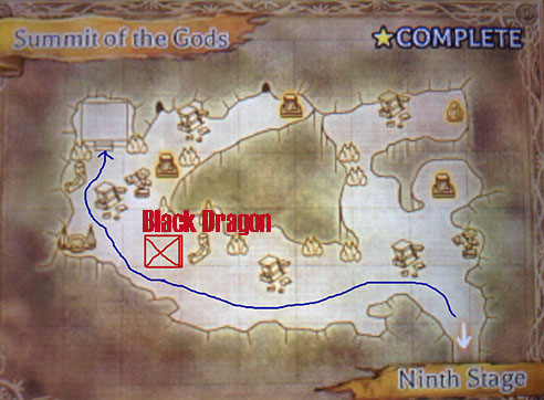 Ninth Stage of the Summit of the Gods Map - The Legend of Legacy