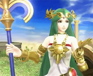 Palutena is a Playable Character in Super Smash Bros. 