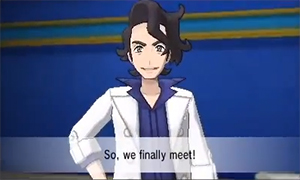 Photo of Professor Augustine Sycamore in Pokemon X and Pokemon Y