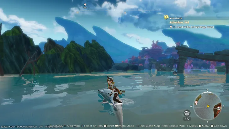 Riding Dolphin in Atelier Ryza 3