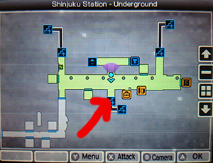 Shinjuku Station Underground Map - Shin Megami Tensei IV
