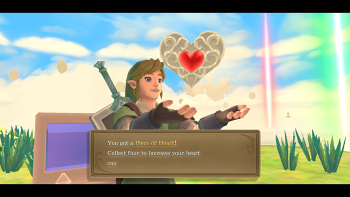 Heart Piece in The Legend of Zelda: Skyward Sword HD