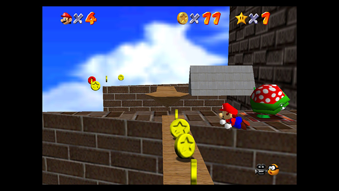 Super Mario 64 Gameplay on the Nintendo Switch