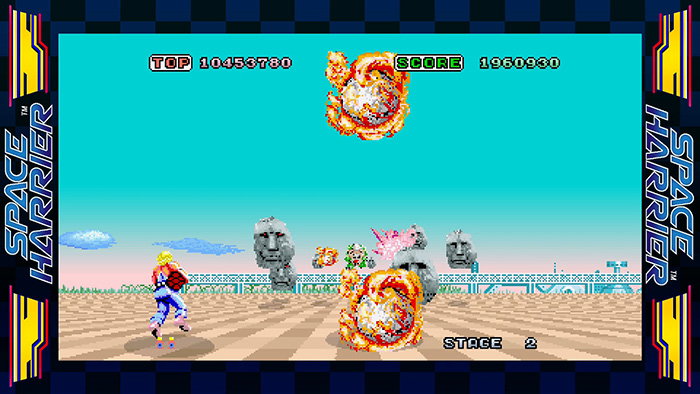 SEGA AGES Space Harrier Gameplay