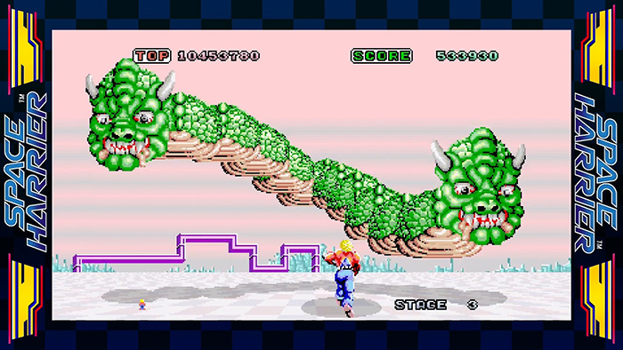 SEGA AGES Space Harrier Gameplay