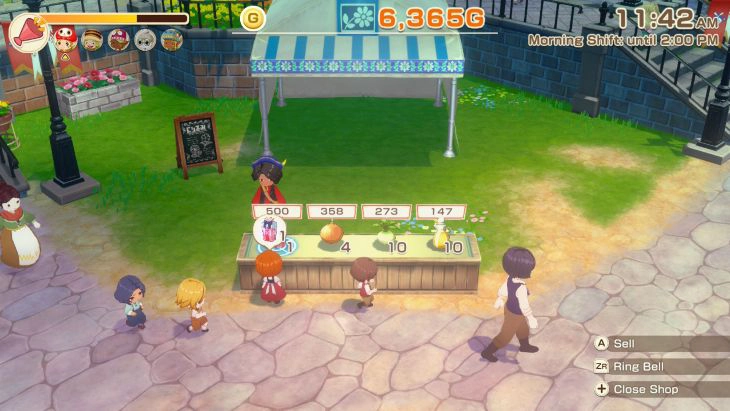 Your Bazaar stand in Story of Seasons: Grand Bazaar
