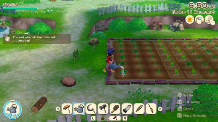 Farming in Story of Seasons: Grand Bazaar