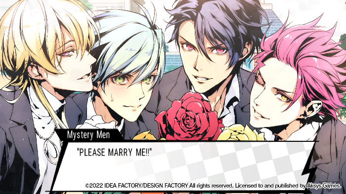 The suitors show up to propose to Hibari