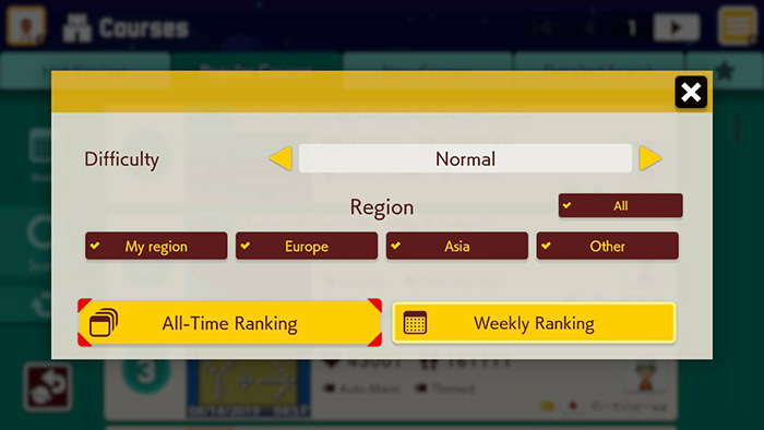 Super Mario Maker 2 categories and tags