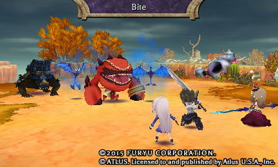 Battling in The Legend of Legacy