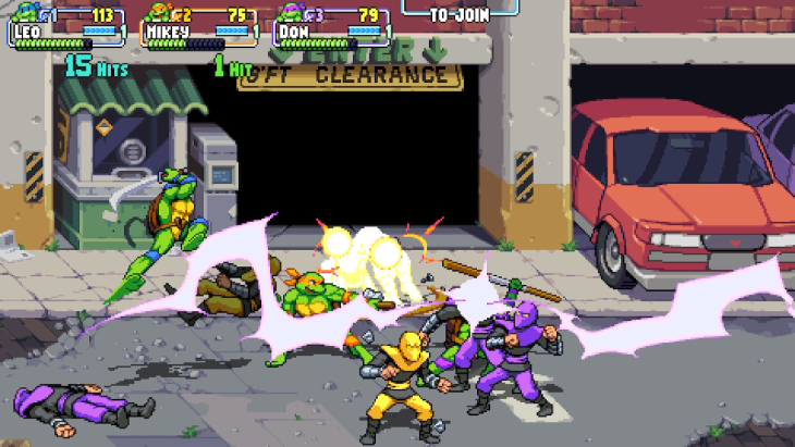 Fighting alongside strangers online in Teenage Mutant Ninja Turtles: Shredder's Revenge