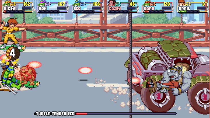 Challenging Arcade Mode and struggling in Teenage Mutant Ninja Turtles: Shredder's Revenge