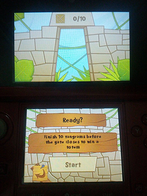 Tangram Style for Nintendo 3DS - Gameplay