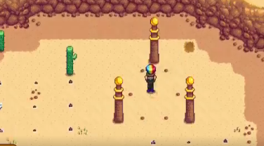 Three Pillars in the Calico Desert - Stardew Valley