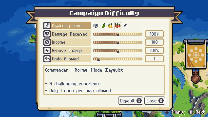 Wargroove 2 difficulty