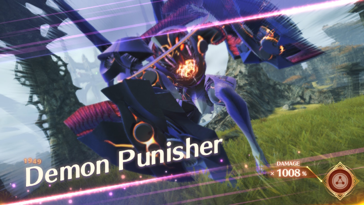 Lanz' Ouroboros Order in a Chain Attack in Xenoblade Chronicles 3