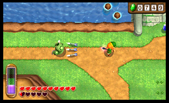 The Legend of Zelda: A Link Between Worlds Gameplay