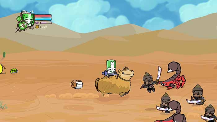 Castle Crashers Remastered Review Nintendo Switch   Desert Chase Level 