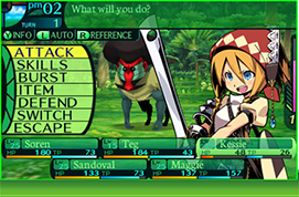 Etrian Odyssey IV - Battle