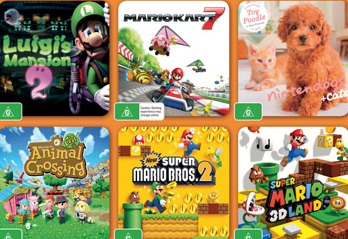 list all mario games pn 3ds