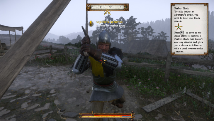 A swordfight in Kingdom Come: Deliverance.
