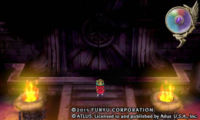 Locked door in the Lair of Shadows map - The Legend of Legacy