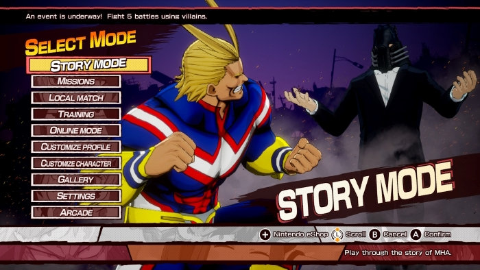 My Hero Academia One's Justice All For One Online Battles 