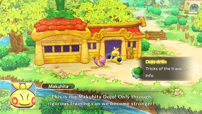 Makuhita Training Dojo in Pokemon Mystery Dungeon: Rescue Team DX