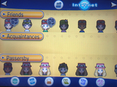 Player Search System in Pokemon X and Y