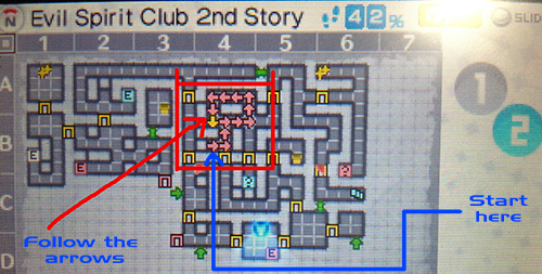 Directions for the Evil Spirit Club 2nd Story labyrinth - Persona Q