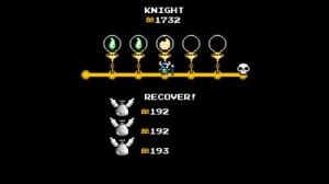 shovel knight, recover winged bags of money