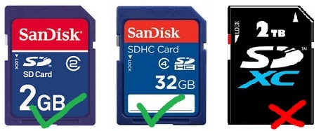 sd card compatible with 3ds